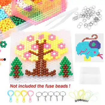 

New DIY Fuse Beads Tool Accessories Toys Kids Board For 5mm Fuse Beads Educational Toys Magical Beads