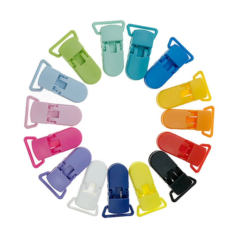 Pacifier-Clip-Holder Plastic Clasp Baby Feeding-Tool Auxiliary Color 18/20mm 10pcs/batch