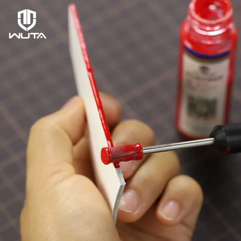WUTA Leather Edge Oil Painting Pen Top Edge Dye Paint Roller Pen Applicator Speedy With 2 Head Craft Tool Standard Shipping leather tools leather craft tool kit leather craft tools leather craft tool