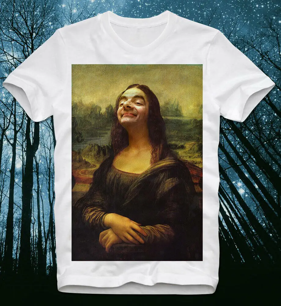 ミスタービーン Mr.Bean Tシャツ モナリザ 新年度予算案 ar-sports.com