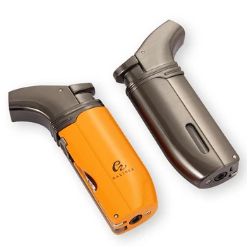 

GALINER Torch Jet Lighter Butane Gas Cigar Lighter Windproof Metal Briquet Smoking Accessories W/ Cigar Puncher Needle