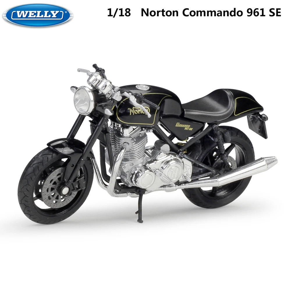 27 стилей WELLY литая в 1:18 металлическая игрушка для мотоцикла Нортон/BMW/KAWASAKI/HONDA