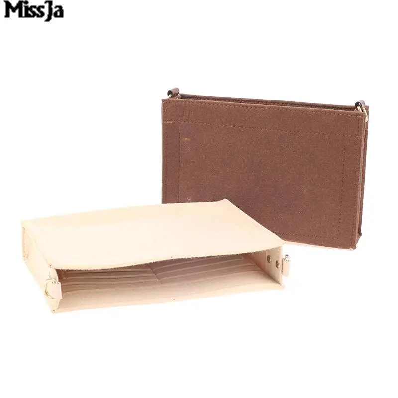 Makeup Organizer Bag Purse Insert Organizer With D Ring Chain Toiletry Bag Makeup Insert