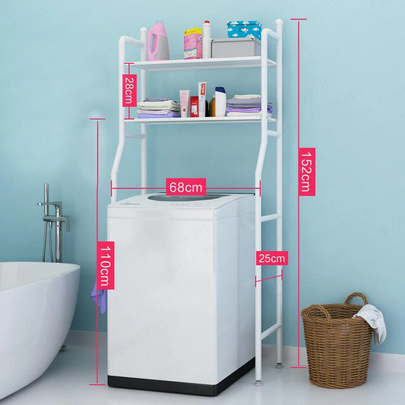  Bathroom Storage Floor Stand Shelf Floor Toilet Washbasin Washing Machine Toilet Storage Rack Kitch