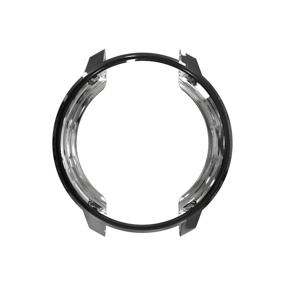 Black Защитный чехол для смарт-часов Garmin Vivoactive 3 Music из мягкого ТПУ ультра-тонкий прозрачный чехол Аксессуары для часов - Цвет: Black