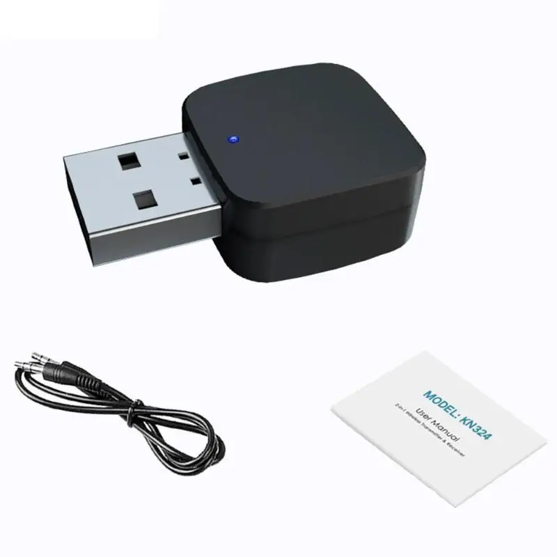 KN324 BT 5,0 автомобильный Bluetooth передатчик приемник с 3,5 мм аудио кабель беспроводной аудио адаптер для ТВ CD плеер телефон планшет