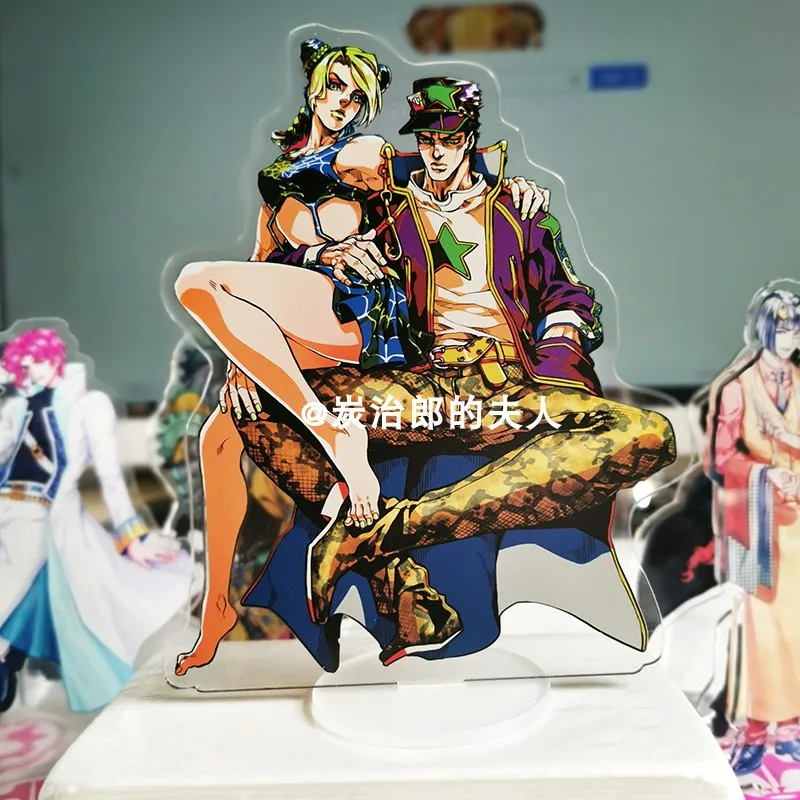 JoJo Bizarre Adventure Anime Figures Jolyne Cujoh Kujō Jōtarō Cosplay  Acrylic Stands Character Hermes Costello Model Decor Gifts - AliExpress