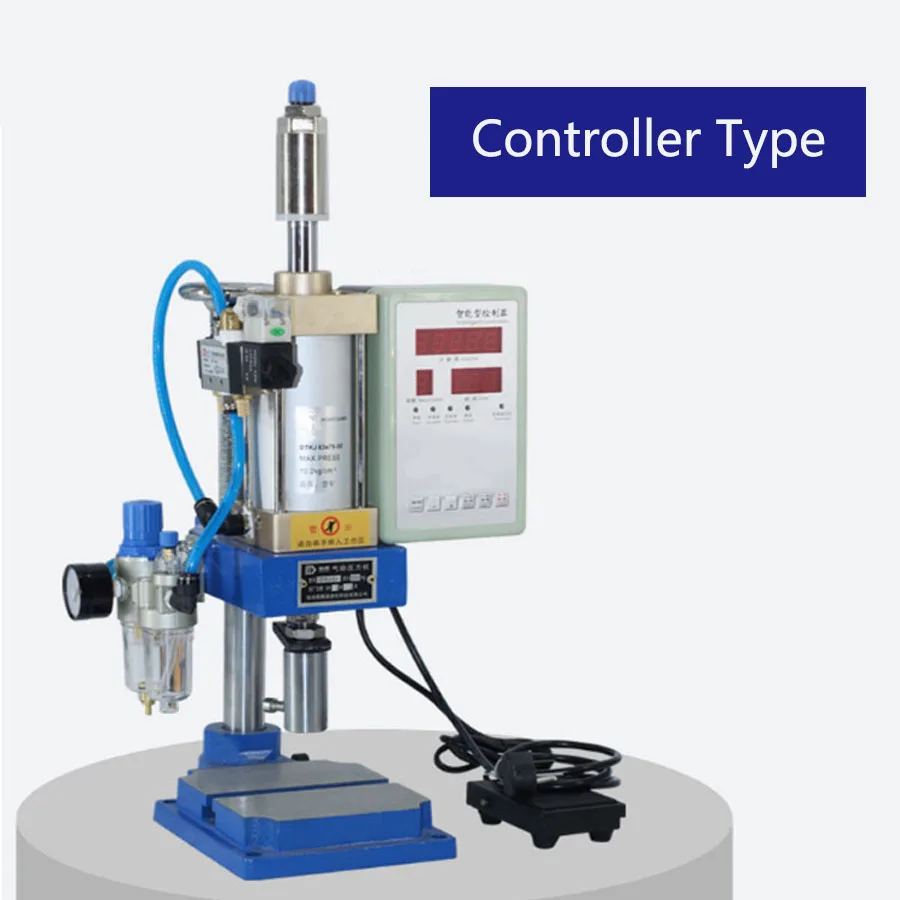 

Pneumatic punching machine 200kg single column 63 type bench press Two button controller high precision riveting machine