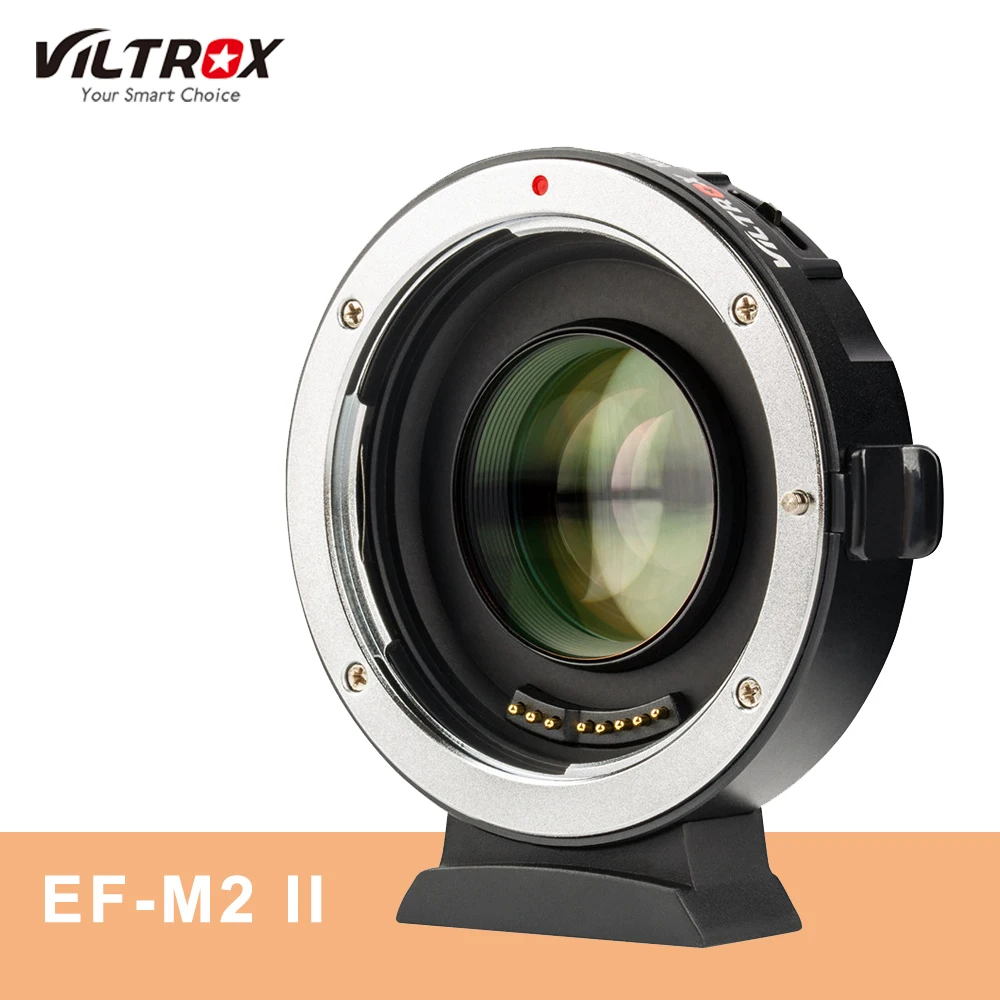 Viltrox EF-M2 II 0.71x адаптер объектива с автофокусом для Canon EF крепление объектива для Nikon Panasonic Olympus M43 камеры GH4 GH5 GF6