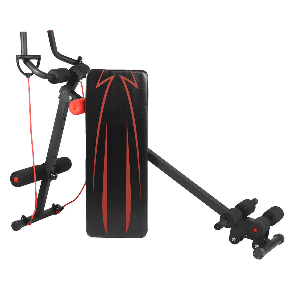 US $97.19 Multifunctional Abdominal Training Board Workout Sports Dumbbell Stool Exercise Tools Fitness Workout Gym Home Ab Sit Up Bench