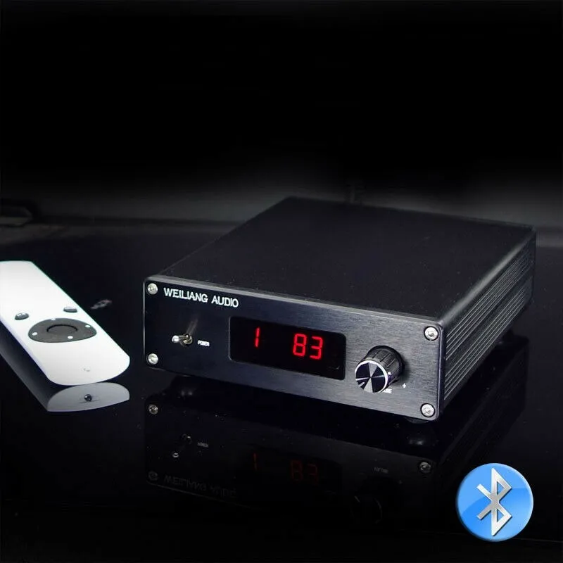 2 канальный предусилитель TZT PGA2310/PGA2311 с Bluetooth 5 0 пульт дистанционного управления