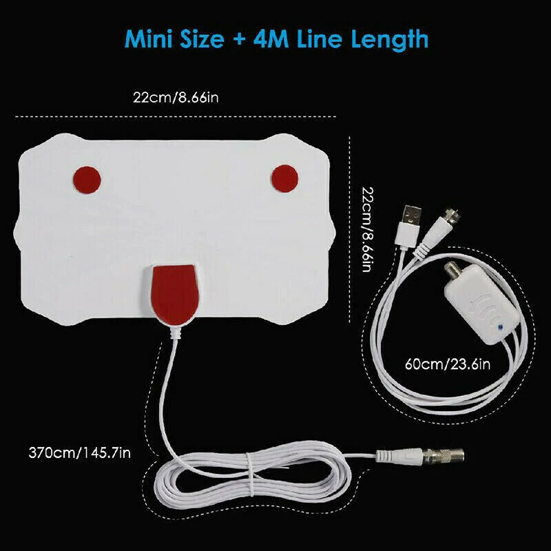 Antenna Television Digital High Definition Television 1080p 4K Antena Digital for Home Indoor OD889
