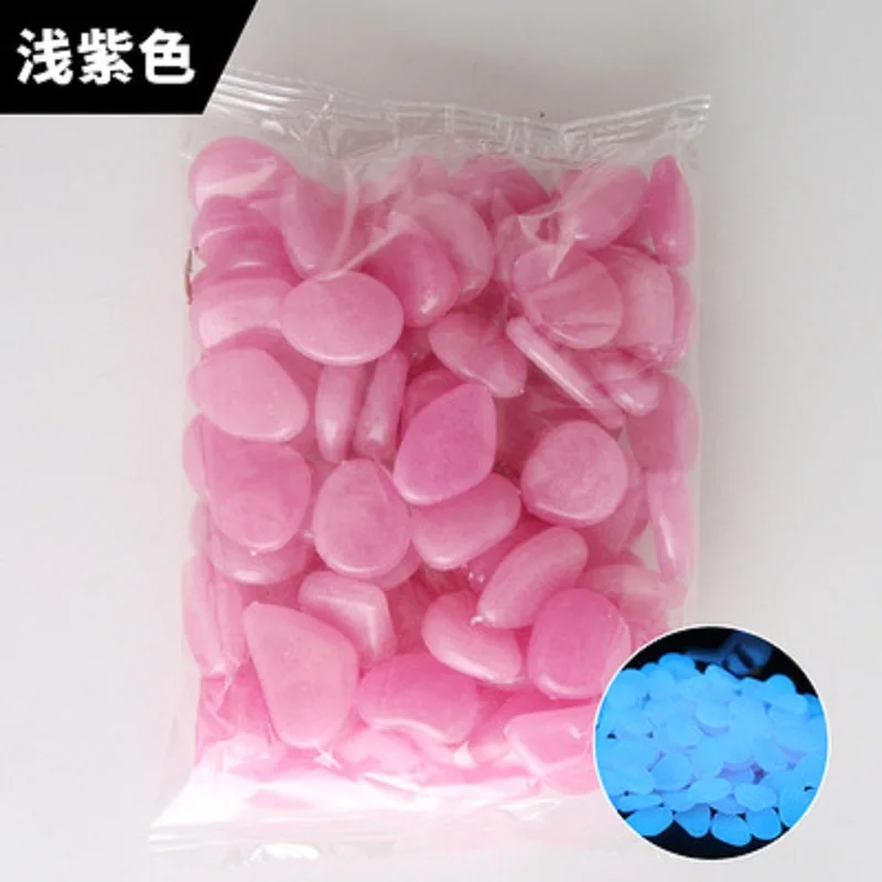 50 sets of color high-brightness luminous stones villa gardening fish tank landscaping cobblestone artificial luminous stone