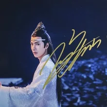 Ручная подписка YIBO Wang Yibo фото с автографом автограф Untamed 5*7 89