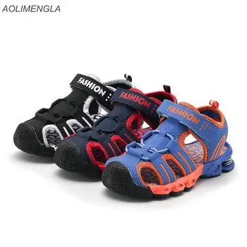 

Summer New Sandals for Boys Beach Kids Closed Toe Sandals Children Fashion Designer Shoes For Boys
