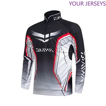 

Waterproof Quick-Drying Long Sleeve Fishing Clothing Men UV Protection Outdoor Shirt For Hiking Cycling Clothes Pesca DAIWA