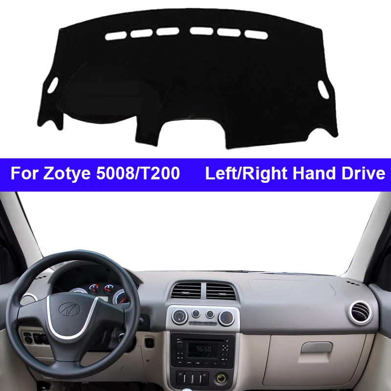 Car Auto Dashboard Cover DashMat Carpet Cape For Zotye 5008 T200 Protector Rug Anti-UV Block Sun Shade Ray Cushion Dash Mat | Автомобили и