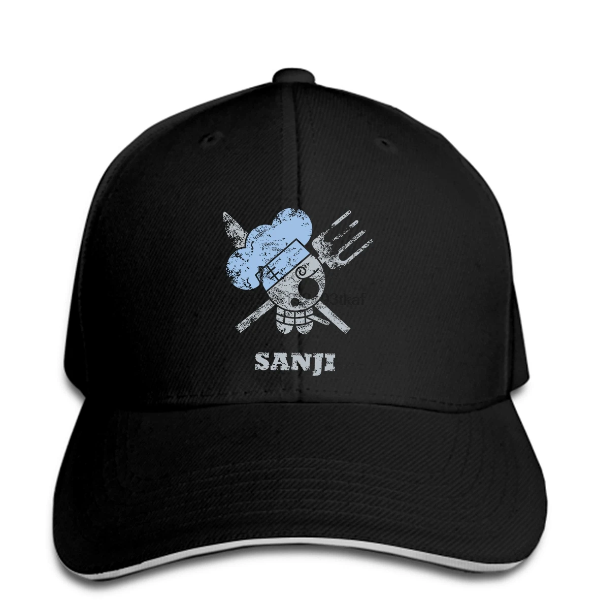 Бейсболка цельная Vinsmoke Sanji пиратский флаг состаренная Мужская кепка остроконечная Кепка