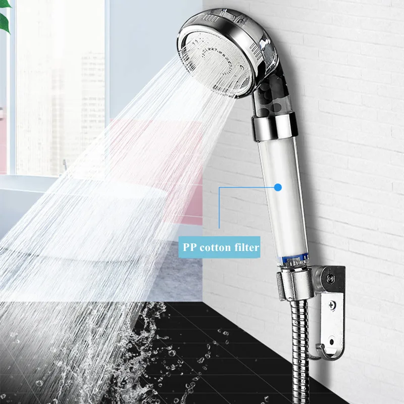 Bathroom Detachable Sprayer Nozzle Water Saving Shower Heads With