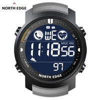 Km TH EDGE-Montre numérique militaire pour homme, étanche à 50m, sport de course, podomètre, chronomètre, fréquence cardiaque, bracelet, Android, IOS 1