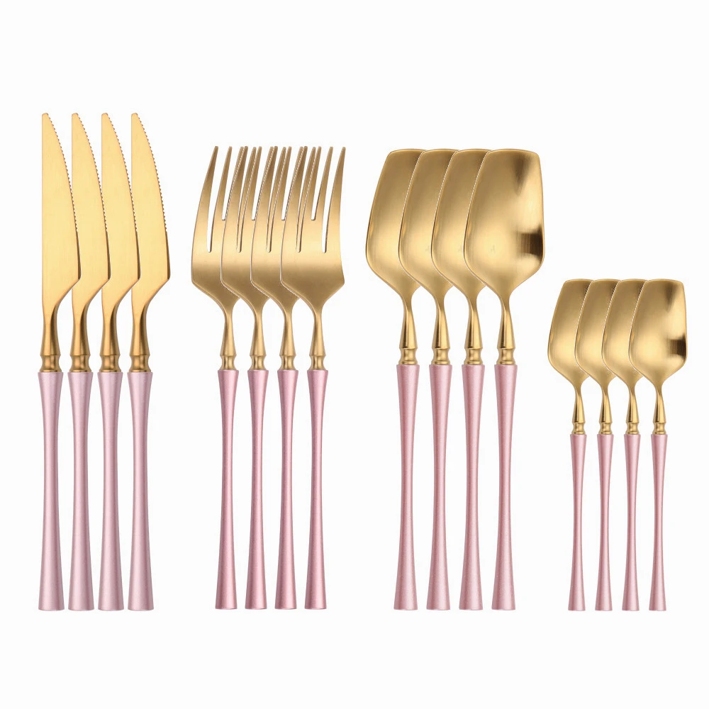 Pink Gold 16Pcs