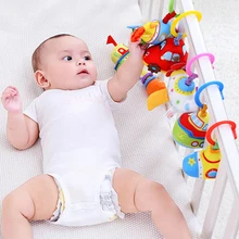 Hochet en peluche souple pour bébés filles de 0 à 12 mois, jouet de poussette Mobile Montessori