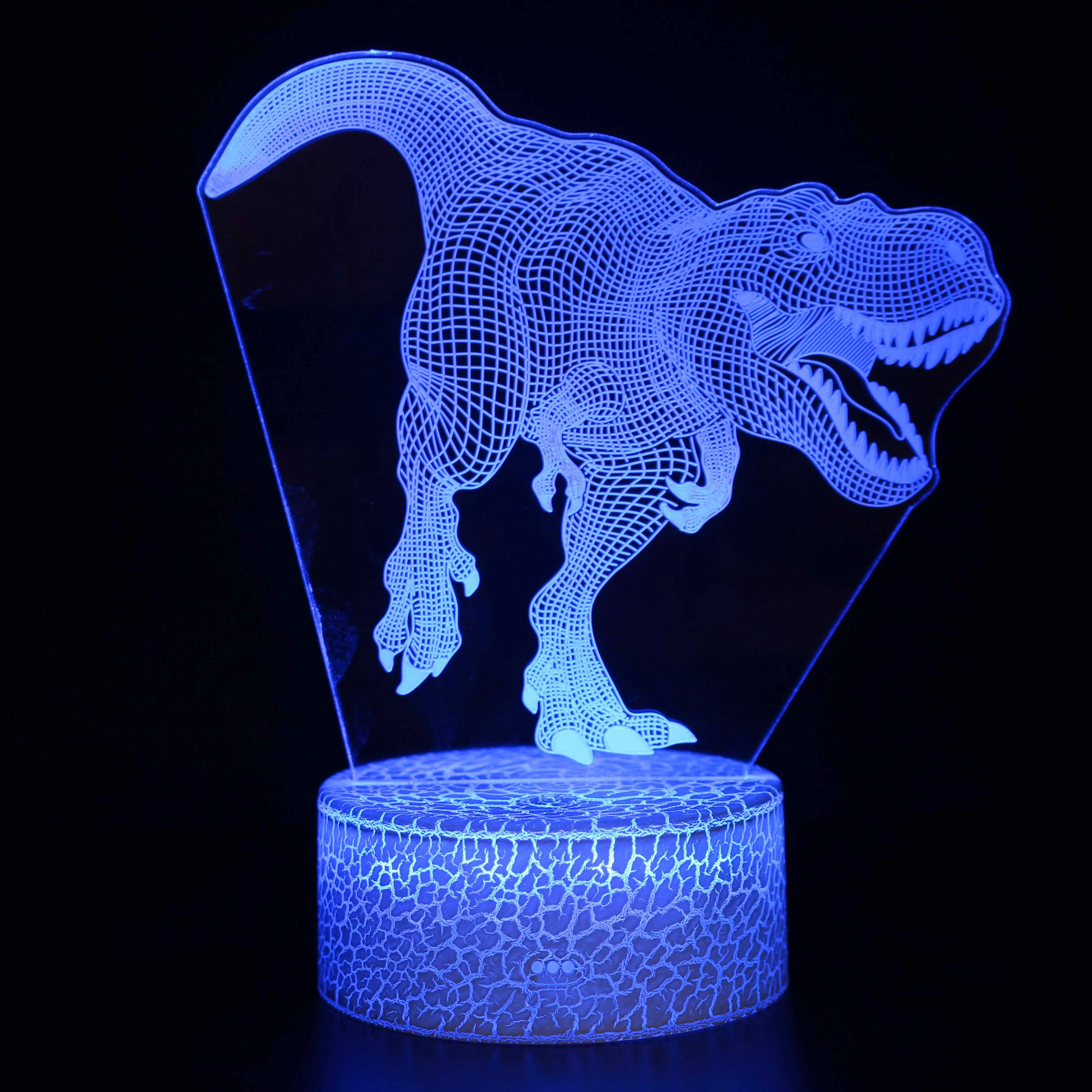 Ночники светодиодные новинка 3D лампа милая игрушка подарок 7 цветов абстрактная