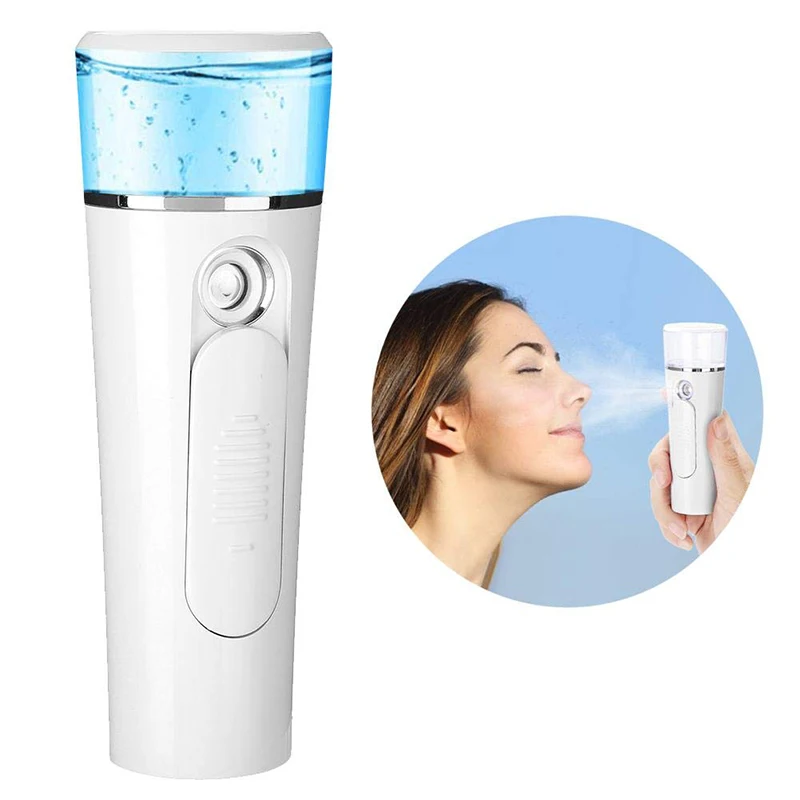 

Mini Handheld Moisturizing Sprayer Deep Moisturizing Beauty Steam Face Humidifier Usb Rechargeable Two-in-one Nano Sprayer