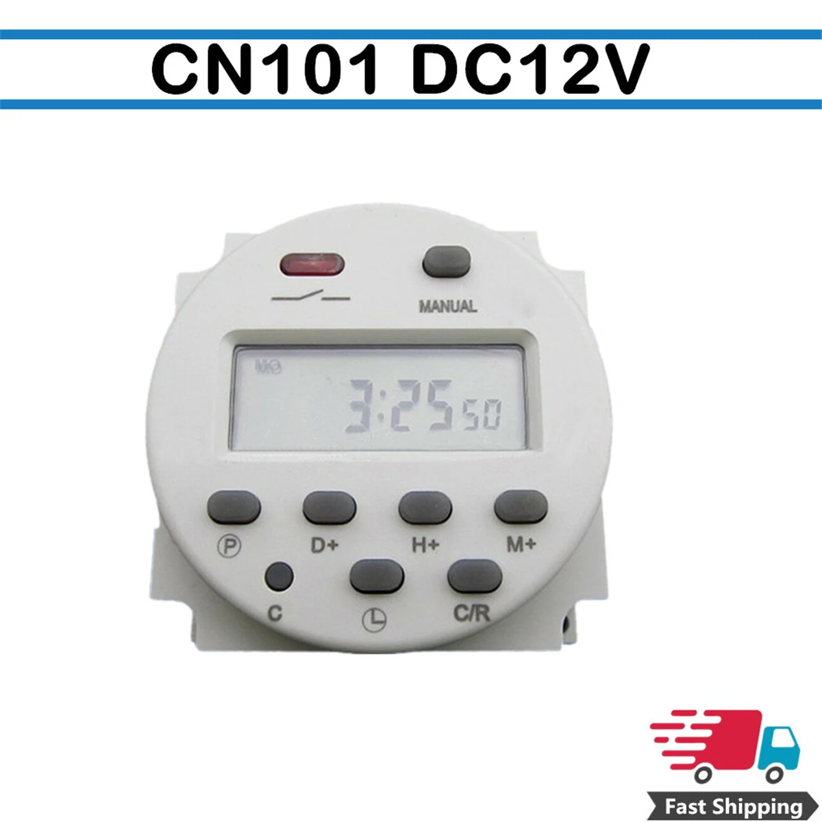 

1PC Timer Switch 12V CN101A Digital LCD Power Timer Programmable Time Switch Relay 16A CN101