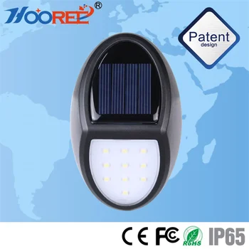 

10 LED Powered Sensor Solar Light Control Lamp Waterproof Outside Wall Garden Solar Lamp Light
