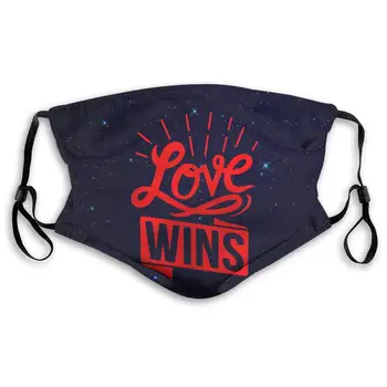 

Love Wins Active Carbon Filter Mask with PM2.5 Filters 5 Layers of Protection for Men and Women