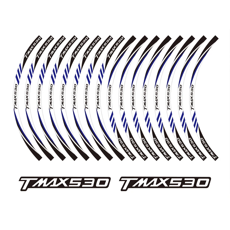 Наклейки на обод колеса KODASKIN TMAX для Yamaha 530 SX DX|Наклейки и стикеры| |