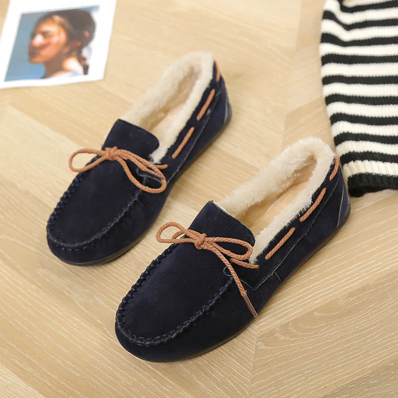 2019 г. Новая обувь на плоской подошве Женская однотонная хлопковая с круглым