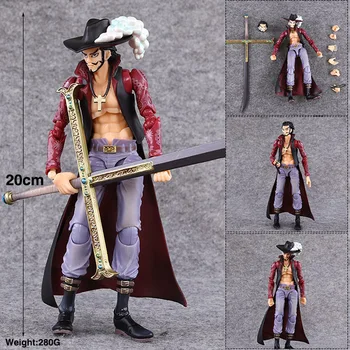 

Anime One Piece Variable Action Dracule Mihawk PVC Action Figure Collectible Figure Collection Model Toy Christmas Gift for kids