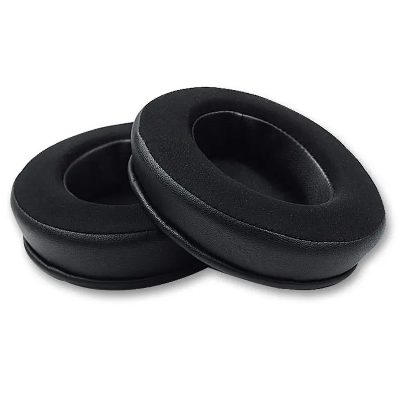 1 Pair Leather Earpads Round Foam Ear Pads Cushions Cover for Razer Kraken 7 1 Chroma V2 USB Gaming Pro V2 Headphone