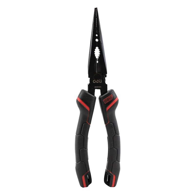 

Youpin DeLi DL0104 Capable Needle-Nose Pliers Non-Slip Diagonal Long Nose Pliers Needle Pliers Electrical Wire Chrome Vanadium