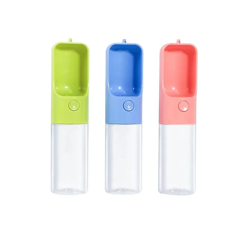 450ml Portable Pet Dog Water Bottle Travel Outdoor Cat Feeder