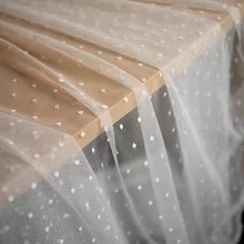 Белая сетка для свадебной вуали, простая Тюлевая ткань, сетчатая ткань, сетчатая ткань 10 ярдов