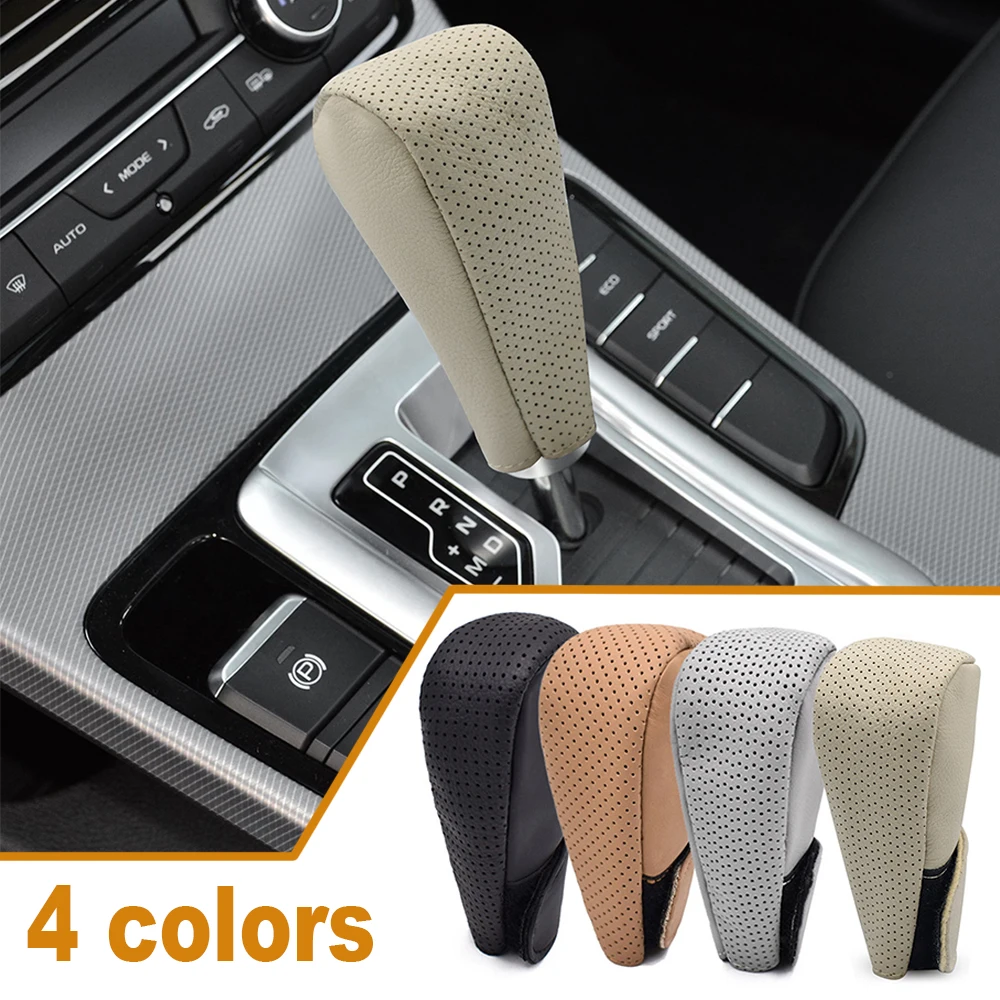 

Anti-Slip Car Gear Shift Knob Cover Hand Brake Case Automatic Transmission Handle Shifter Level Change Stick Protect Accessories