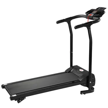 

Electric Treadmill Folding 220v/60hz Fitness Equipment For Home With LCD Display 1.0km/h - 12km/h Sport Exercise Machine Black