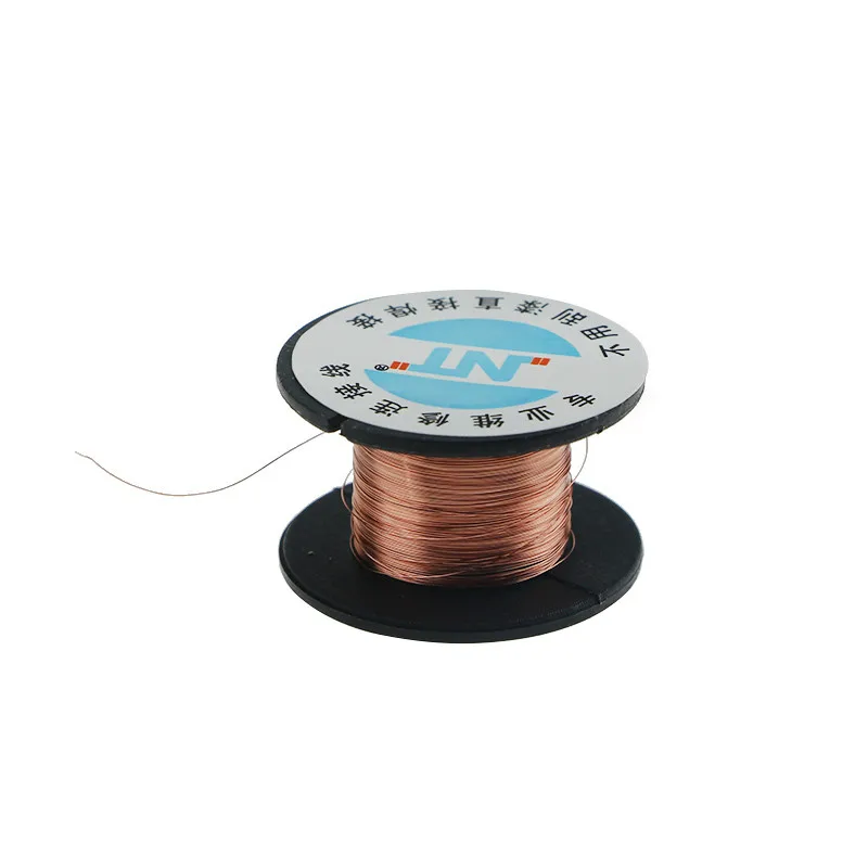 1 Pcs High Quality 0.1MM Copper Soldering Solder PPA Enamelled Repair Reel Wire Fly Line 0.1MM Copper Solder Wire