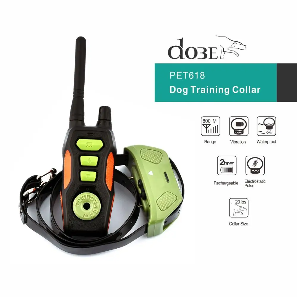 Dog Training Remote font b Pet b font Collar Rechargeable Waterproof Dog Bark Control Collar Electric