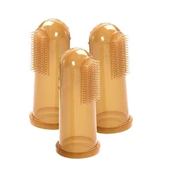 2 PCS New Soft Finger Toothbrush for Children, Toothbrush for Oral Cleaning of Babies,  Infant  for Care of Newborns