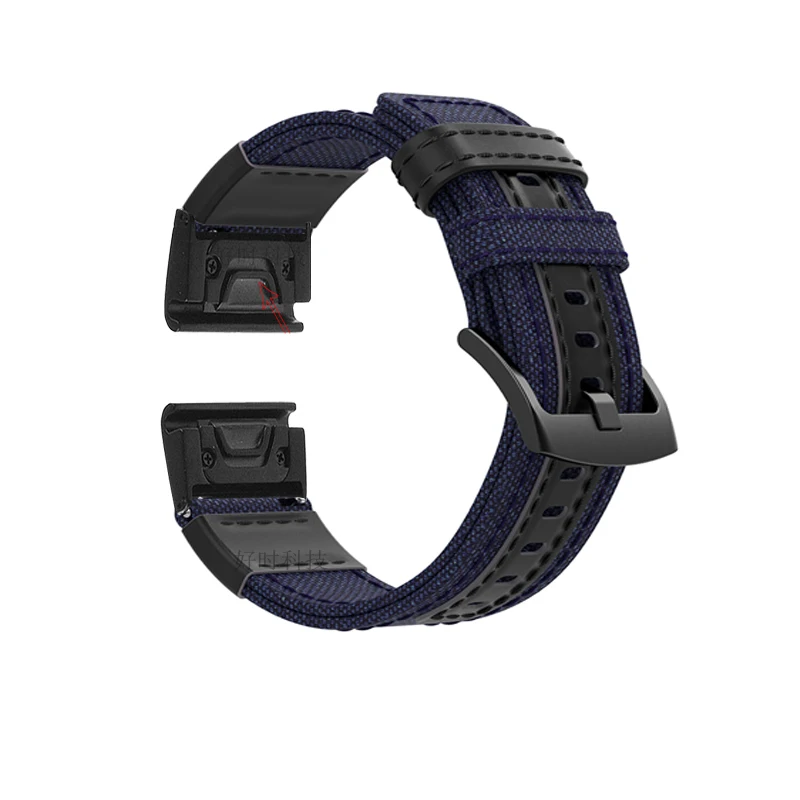 

26 22MM nylon Watch Strap for Garmin Fenix 5X 5 3 3HR D2 S60 GPS Watch Release Quick fit Wrist Band Strap for Forerunner 935 945