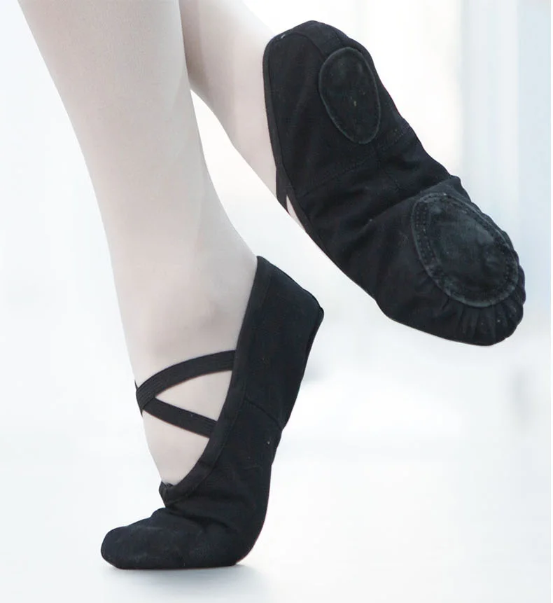 Обувь для танцы живота красная женская обувь для тренировок с мягкой подошвой женская танцевальная обувь парусиновая детская балетная обувь большой размер EU23-44