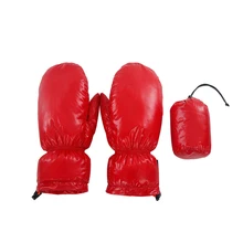 Перчатки для катания на лыжах толстые водонепроницаемые теплые аксессуары для рук легкие прочные утиные перья для верховой езды кемпинга Пешие прогулки теплые перчатки