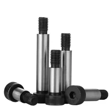 1pc M5 M6 M8 M10 Dia=6 8 10 12mm Grade 12.9 Steel Hex Hexagon Socket Cap Head Shoulder Roller Bearing Screw Bolt High Tensile