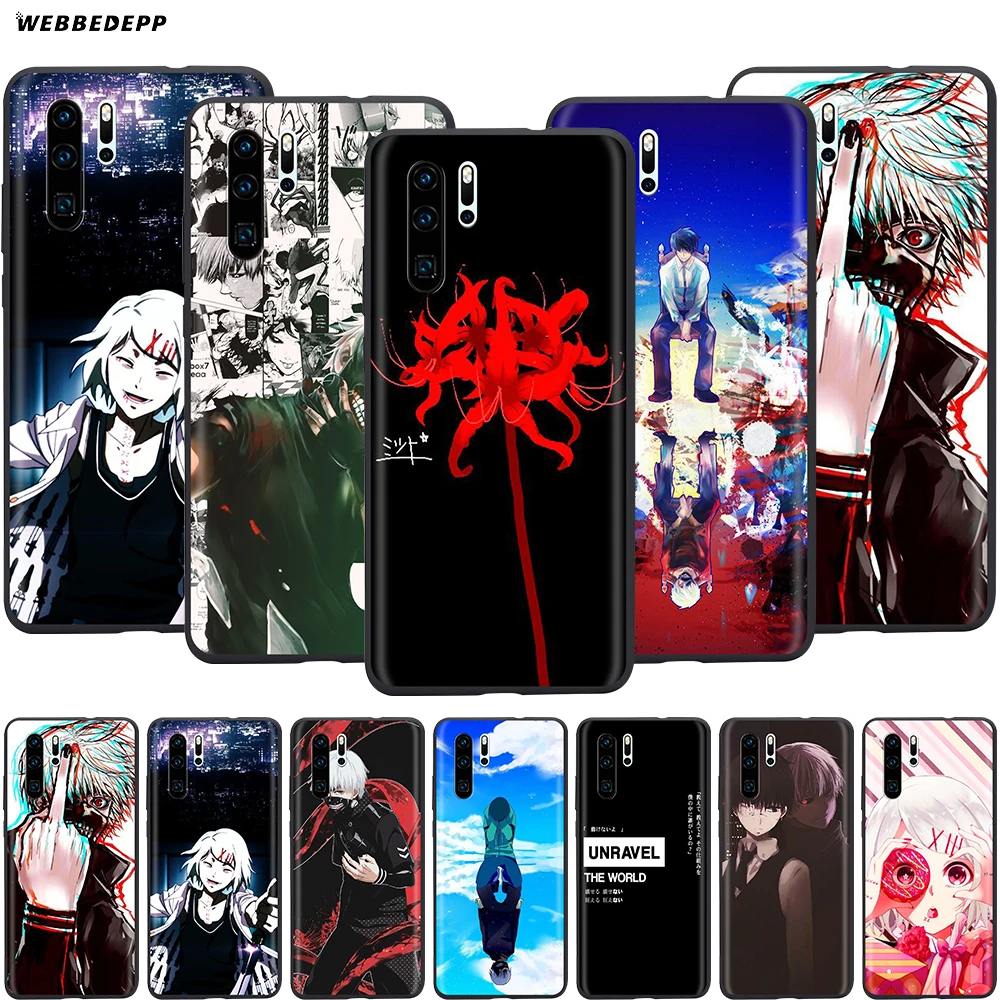 Чехол Webbedepp Tokyo Ghoul Unravel для Huawei P8 P9 P10 P20 P30 Lite Pro P Smart Z 2019 Mini|Бамперы| |
