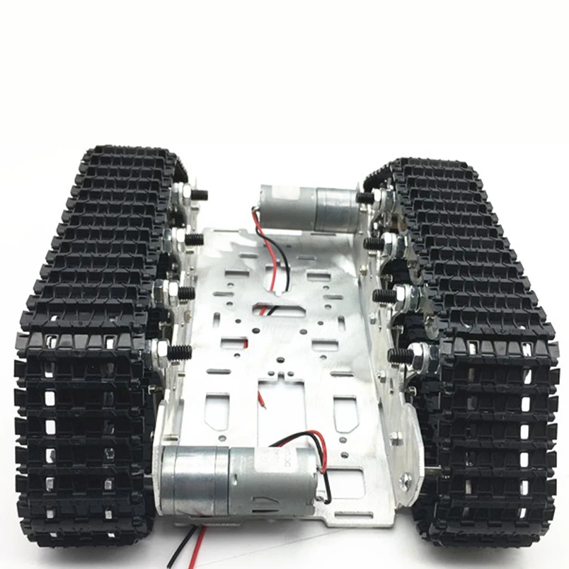 

Hot JMT Aluminum Smart Robot aVehicle Chassis Big Tank Chassis with Motors for DIY Remote Control Robot /Car Toy