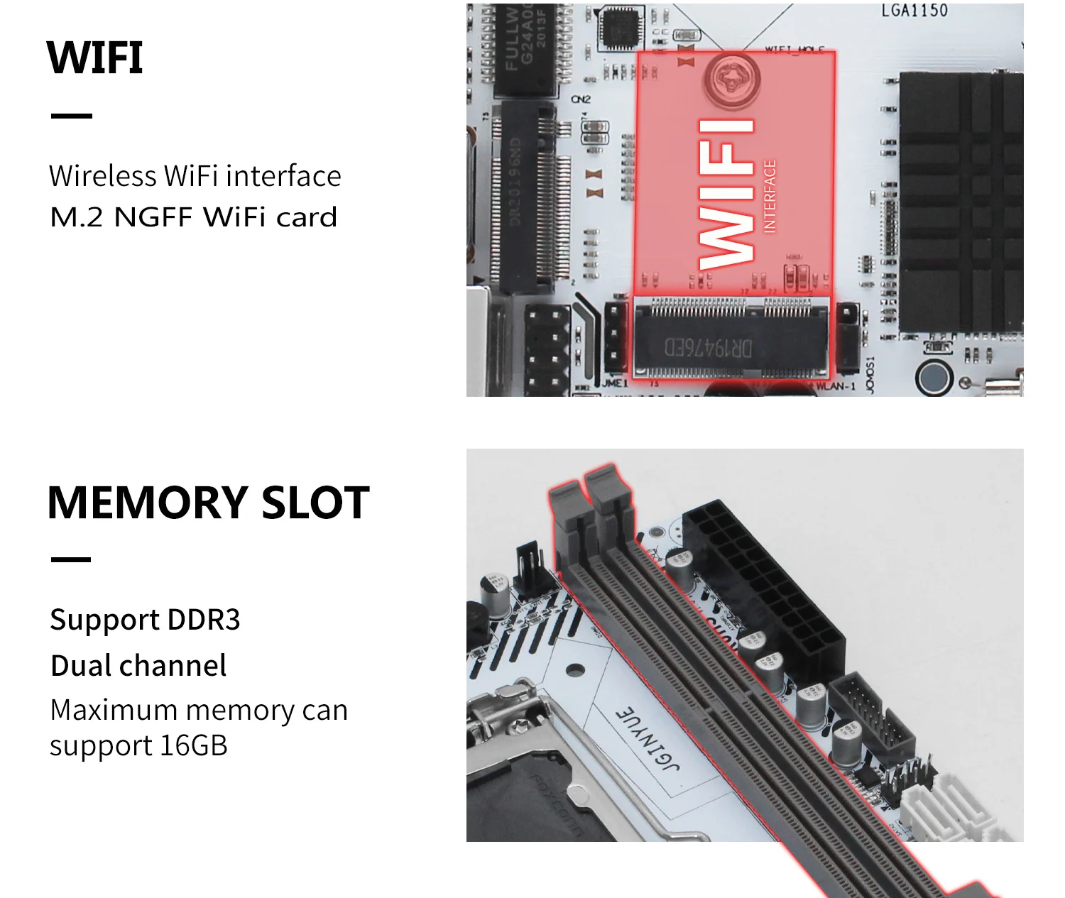 best motherboard  JGINYUE H97 Motherboard Suppor LGA 1150 CPU Core Series and Xeon E3 Processor DDR3 RAM HDMI VGA Mini-ITX H97I-PLUS best motherboard for video editing